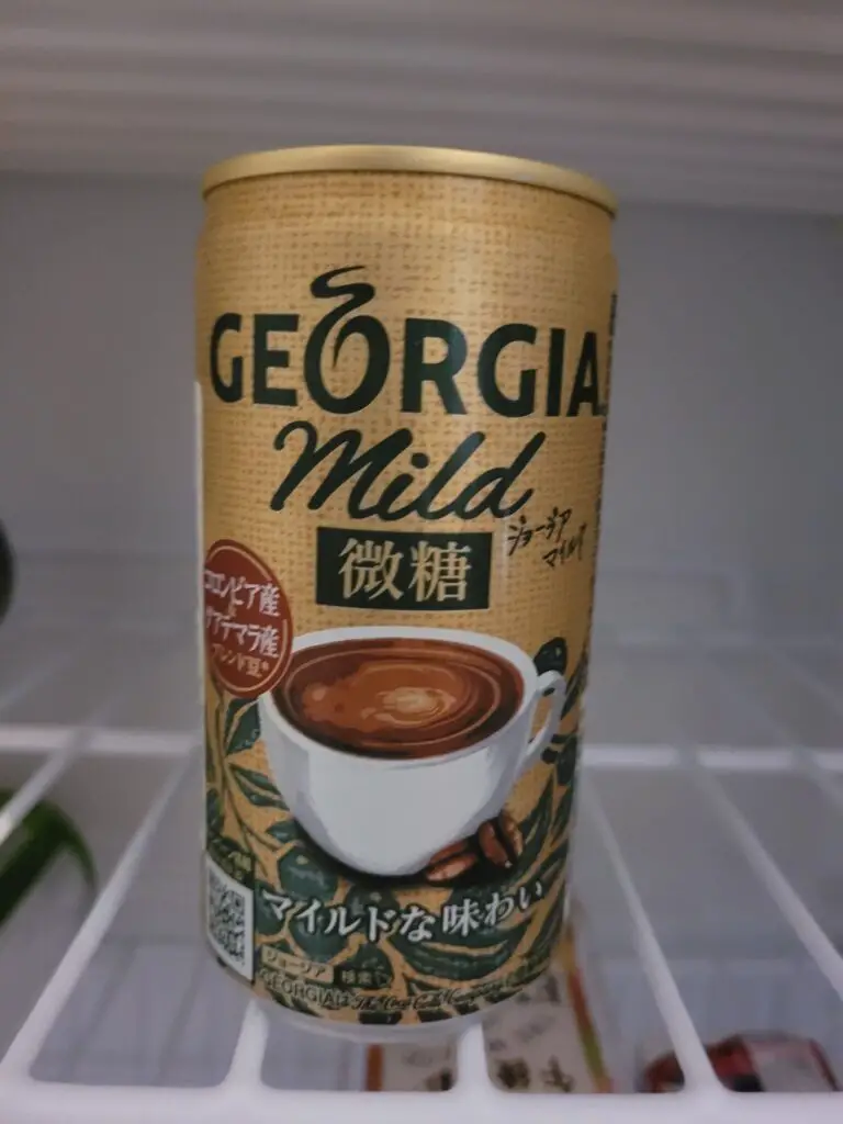 GEORGIA Mild Blend coffee can.