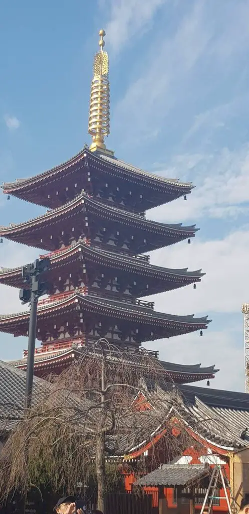 Asakusa Sensoji temple tower