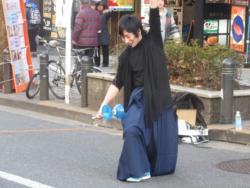 Shibuya street performances