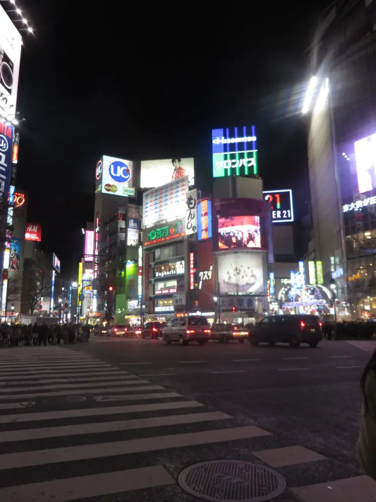 Shibuya shopping district