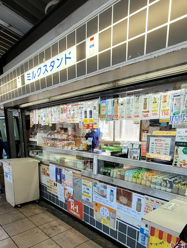Akihabara’s milk stand is a hidden gem for commuters in Japan