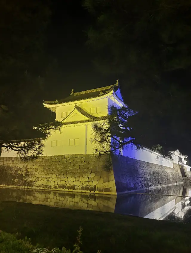 Wandering around Nijo Castle at night – a great way to unwind