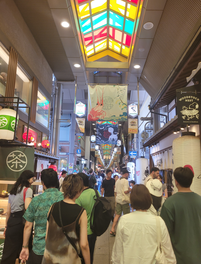 Nishiki Market is home to Kyoto’s traditional food & authentic goods