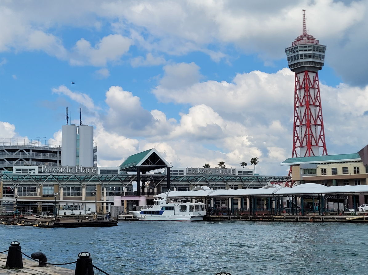Exploring the beautiful Hakata Port Tower in Fukuoka