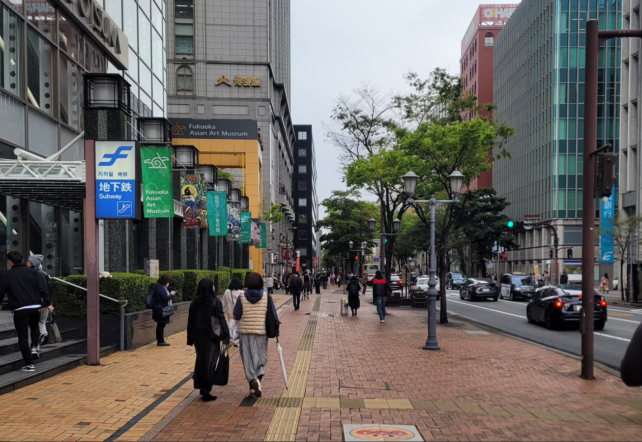 Exploring the streets of Fukuoka, the northern shore of Kyushu