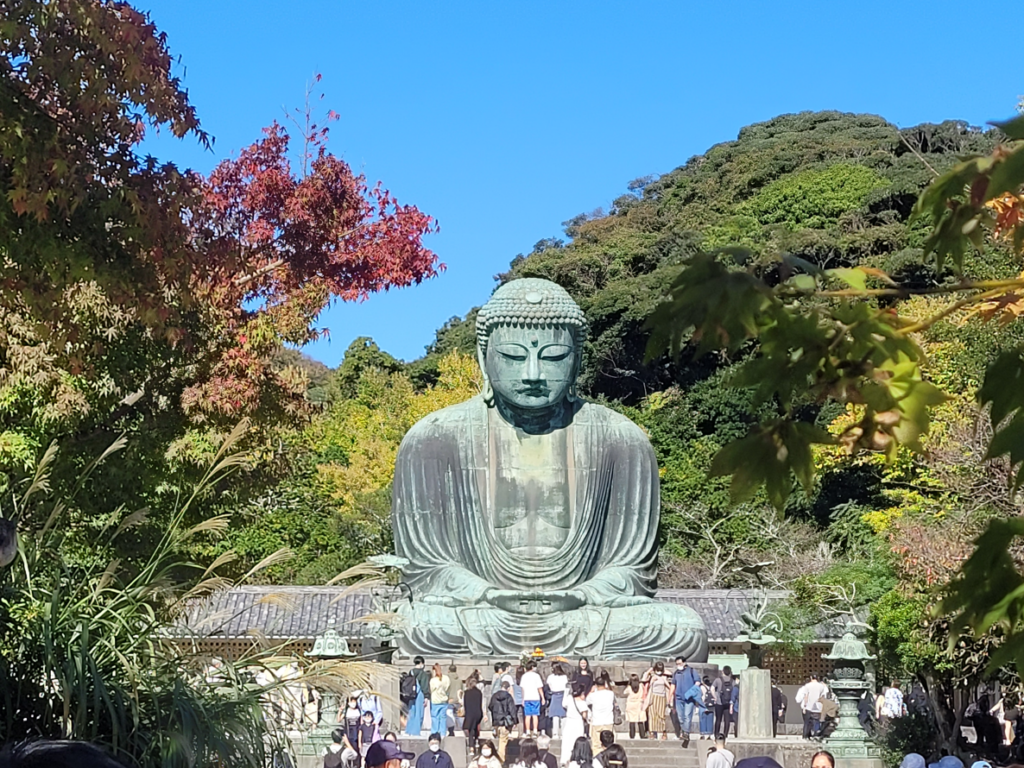 Daibutsu (Big Buddha) in Kamakura, Kanagawa, Japan.