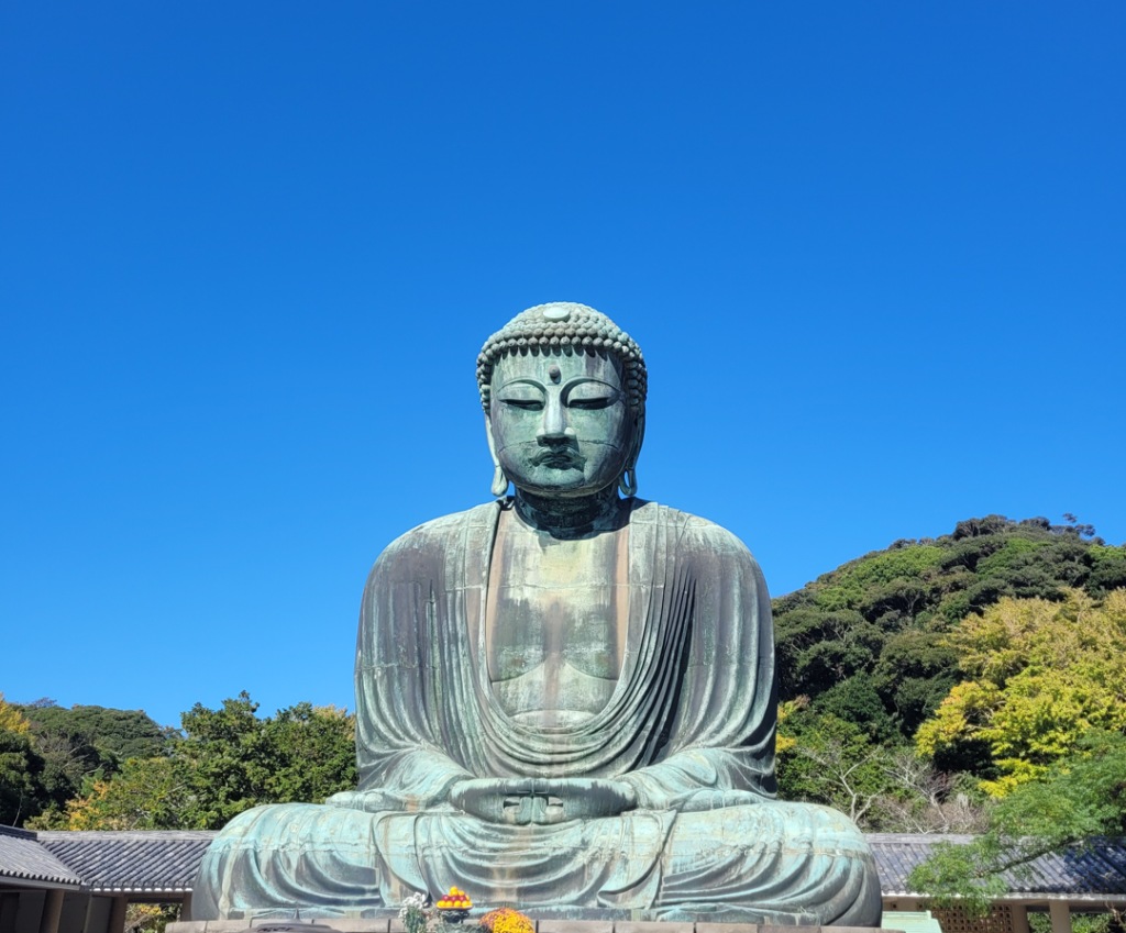 The Big Buddha at Kamakura, Japan.